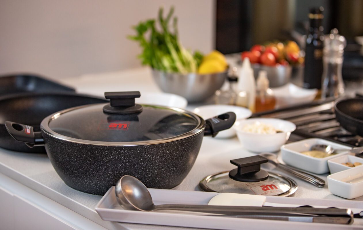 Diamante di luna Risottiera con coperchio