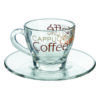 Set 2 cesti cappuccino cu farfurie 6 SET 2 CESTI CAPUCINO 180 ML CU FARFURIE MIX COLECTION.