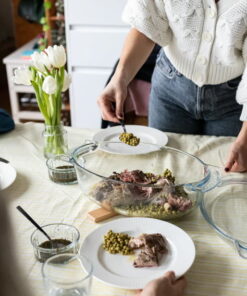 Vas oval cu capac, Pyrex 3L-4,4 L 11 Clip 9