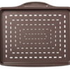 Tavă pizza dreptunghiulara cu gauri si maner 42 x 34 cm Asimetria 2 Clip 10 1 1