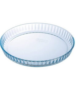 Tava tarta rotunda ondulata Pyrex, 1,4 L