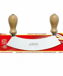 Cutit maruntit semiluna cu maner lemn, lama 14cm