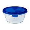 Cook&Go Recipient rotund de depozitare din sticlă cu capac, Pyrex 16 Clip 1
