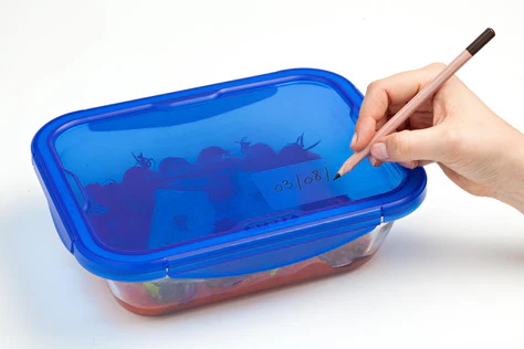 Cook&Go Recipient pătrat de depozitare din sticlă cu capac, Pyrex 3 Clip
